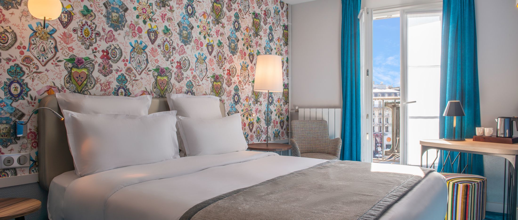 Hotel Edouard VI - Quarto duplo clássico com vista para Montparnasse ou para o pátio